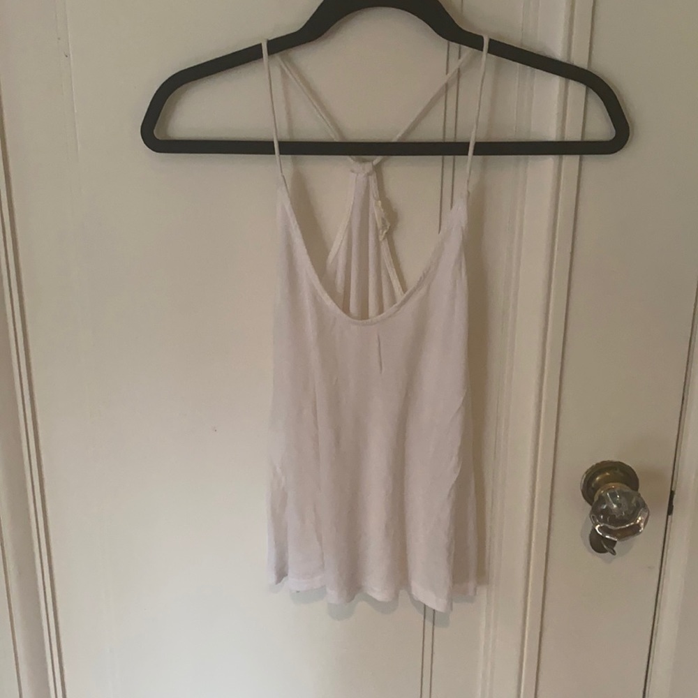 Wilfred Free | Aritzia White Halter Tank Top